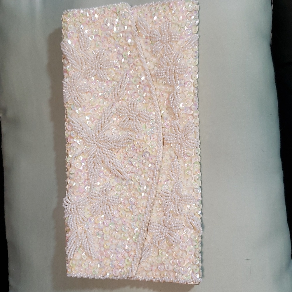 Vintage Hollywood Regency/Mid Century 50s Evening Bag | Cocktail Purse | Sequin